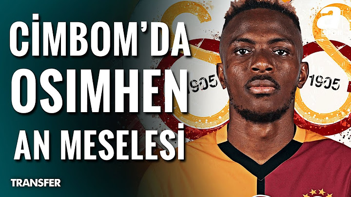 Galatasaray'da Victor Osimhen An Meselesi! Detayları Serhan Türk Açıkladı! /A Spor / Ana Haber