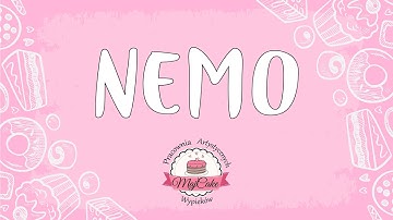 Fondant Cake Topper Nemo from Finding Nemo | Figurka Nemo z masy cukrowej - MajCake ♥️