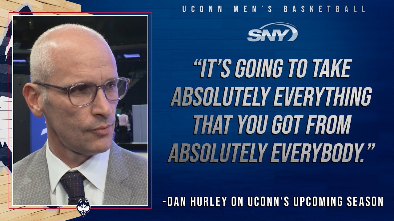 UConn’s Dan Hurley previews the 202324 season after winning last year