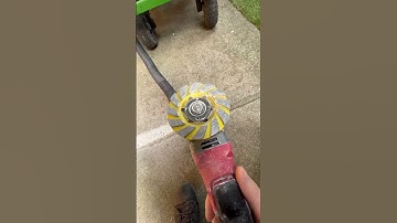 how to remove high spots in concrete using diamond grinding wheel