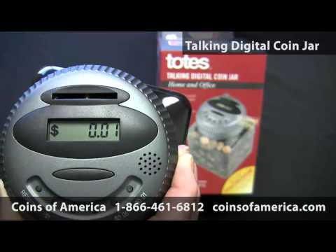 Talking Digital Coin Jar