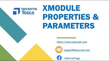 Tosca Tutorial | Lesson 157 - Module Properties | Configuration, Identification & Steering Params |