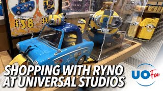 Shopping with Ryno at the Universal Studios Store