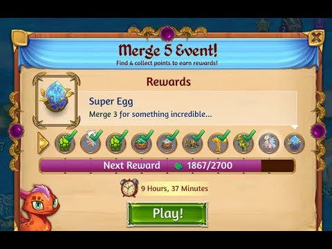 Finishing Merge 5 Event for Zephyr Dragon - Merge Dragons