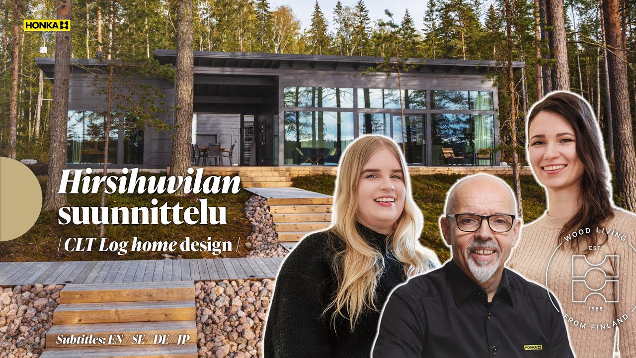 Kuinka upea Villa Aurinko suunniteltiin? | Hirsihuvilan arkkitehtisuunnittelu