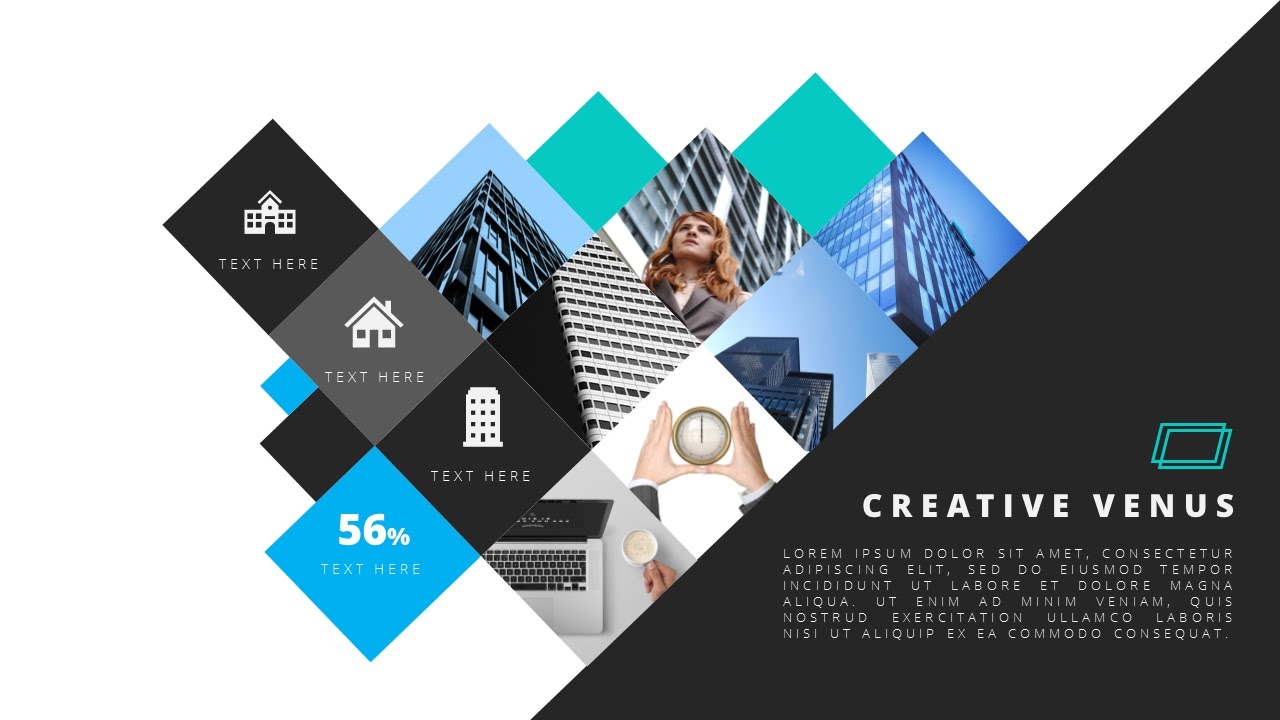 Powerpoint Cover Slide Template Denah