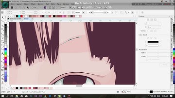 Vector Ling Ling With Corel Draw Time Lapse #2