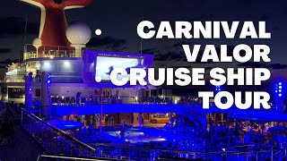 Carnival Cruise Ship Tour, The Valor   Get to know key decks