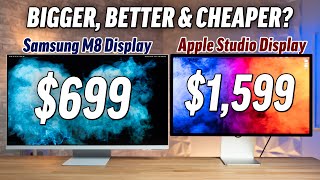 Samsung M8 Display vs  Studio Display - Why pay $1600?! screenshot 5