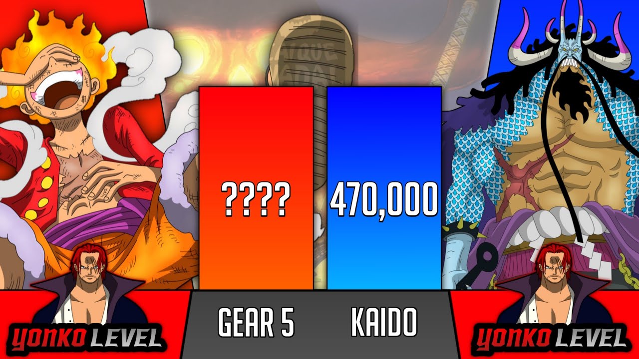 Current Gear 5 Luffy vs Kaido. Both are completely fresh and at Full Power.  : r/OnePiecePowerScaling