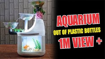 Hướng dẫn cách làm bể cá mini từ chai nhựa có lọc | Mini aquarium from plastic filter bottles
