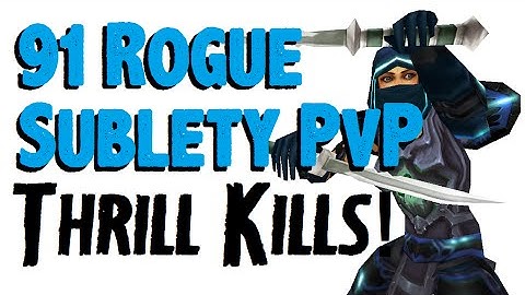 Theyzha - Level 91 Sublety Rogue Twink PvP - WoW WoD Patch 6.1.2