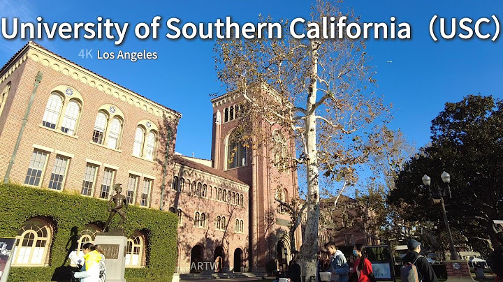 LOS ANGELES TRAVEL-  University of Southern California (USC) Walking tour, USA,2024美国南加州大学
