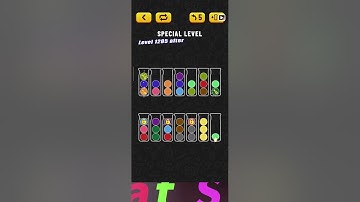 Ball Sort Puzzle Special Level after Level 1285 / Lock Ball and Key Ball and Question Mark Ball