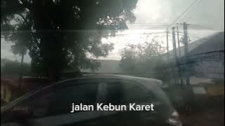 Dari A Yani km 31 - jalan Kartika - Jl Karet Murni - Kebun Karet - Sidodadi 1 - Jl Nusantara