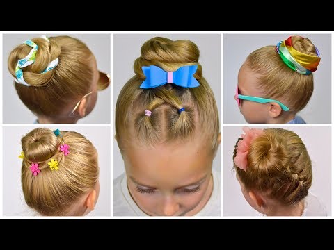 5-cute-&-easy-summer-hairstyles-with-messy-bun-(easy-hairstyles-for-girls-#22)-#lgh