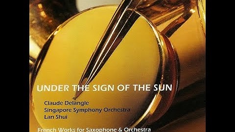 6 Tableaux de Provence arr  for saxophone and orchestra   I  Farandoulo di Chatouno  Claude Delangle