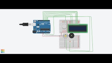 FIRE ALARM SYSTEM PROJECT TINKERCAD