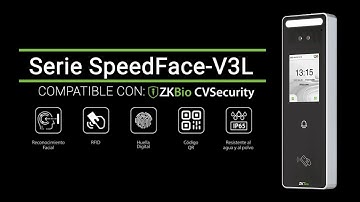 Serie SpeedFace V3L | ZKTeco Colombia