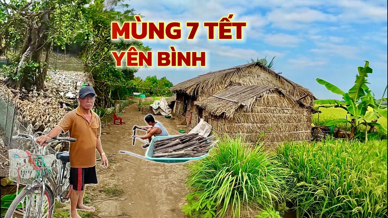 Mùng 7 Tết Ở Quê - Yên Bình Đến Lạ, Cả Ngày Chỉ Muốn Ở Nhà Lá 