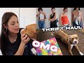 VLOG! Try on THRIFT HAUL & Dog Painting Challenge!