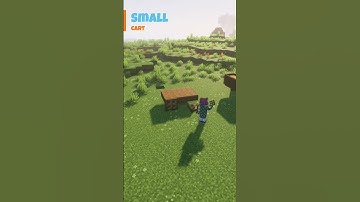 Build an Easy Small Cart In Minecraft | #minecraft #shorts