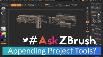 #AskZBrush: "Is there a way to append all the Tools from one Project into another Project?”