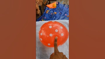 💫💫 Will a water balloon explode if it rolls down from a tall building ?💥💥 #balloon #goldentime