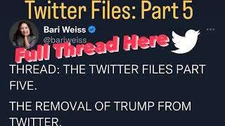 Elon & Bari Weiss DROP Twitter Files Part 5