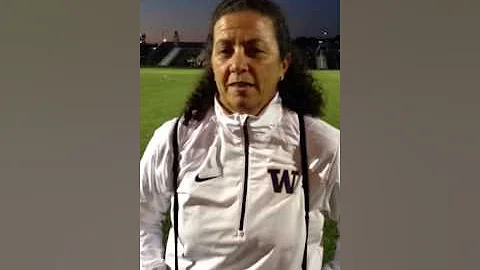 Leslie Gallimore after UW vs. Wisconsin