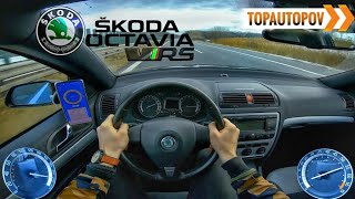 Skoda Octavia Mk2 Rs 20Tfsi 147Kw 67 4K Test Drive Exhaust Acceleration Enginetopautopov