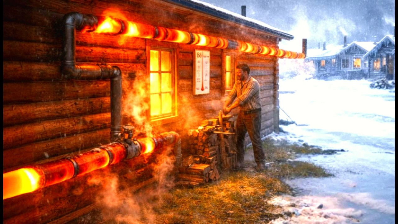 Mocked for Running His Flue Pipe Horizontal — the Extra 12 Feet of Pipe Doubled His Heat Output