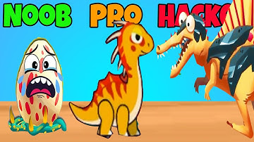 Dino Bash: Noob vs Pro vs Hacker - The Ultimate Battle !!!