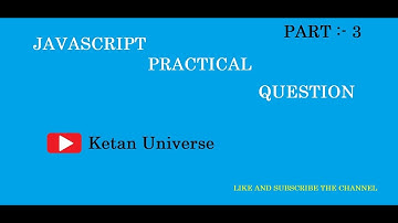 JAVASCRIPT PRACTICAL QUESTION PART 3 || MCQ || SHORT QUESTION || LOGICAL QUESTION || BASIC JS ||