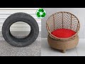 Diy Coffee Table & Armchair from Waste Materials | Jute Craft Ideas