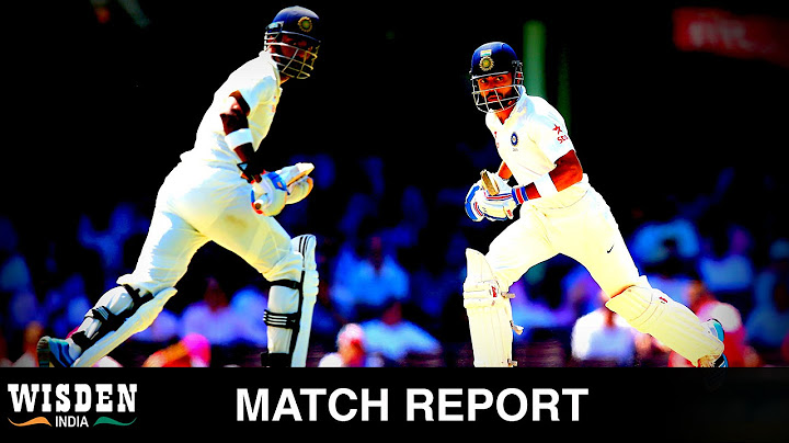 Australia v India, Fourth Test, Day 3 | Match Report | Wisden India