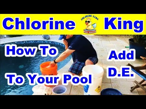 How To Add De Powder Into Your De Filter - Chlorine King Pool Service