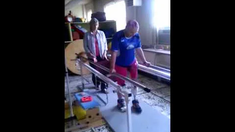 Darah's First Steps with Prosthesis after Rotation...
