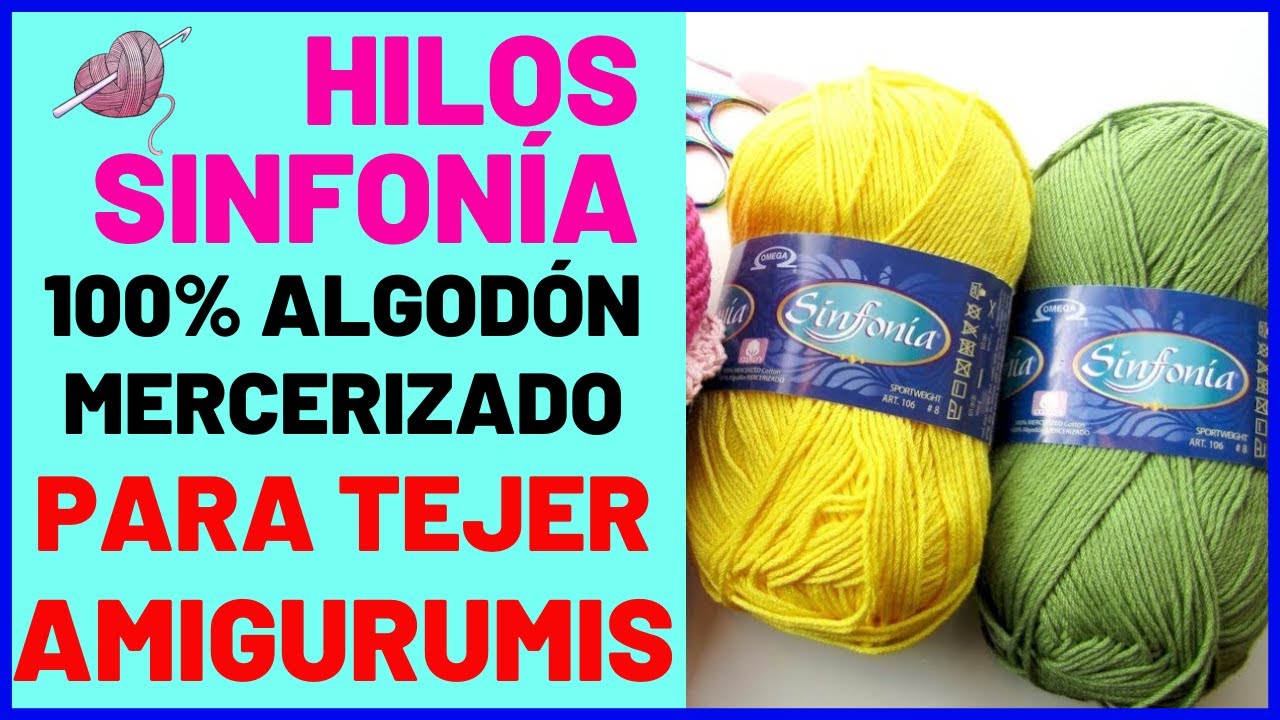 hilos para crochet SINFONÍA de Omega 100 mercerizado YouTube hilos para crochet SINFONÍA de Omega 100 mercerizado YouTube