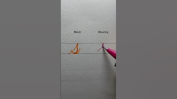 “ s ” basic & bouncy calligraphy #lettering #handwriting #calligrahy #reels #fyp #shorts #viralvideo