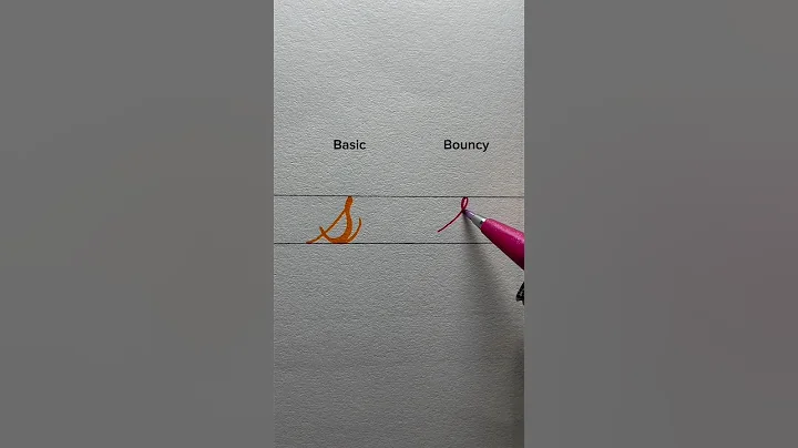 “ s ” basic & bouncy calligraphy #lettering #handwriting #calligrahy #reels #fyp #shorts #viralvideo