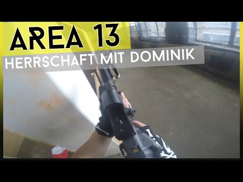 AREA13 | CQB Gameplay mit Dominik | Modus Herrschaft auf der Grenzstation | Paintball & Airsoft