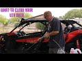 UTV SxS cleaning video-What cleaning supplies works good.