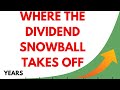 This is when the dividend snowball takes off