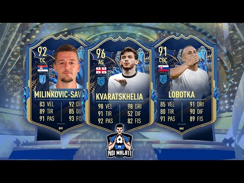 KVARATSKHELIA 96 - MILINKOVIC-SAVIC 92 - LOBOTKA 91||| #FIFA23 Review (ITA)  @NoiMalatiDiFUT