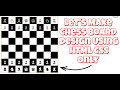 How to Create a Chess Board with ONLY HTML and CSS (No JS!)? #html #developer