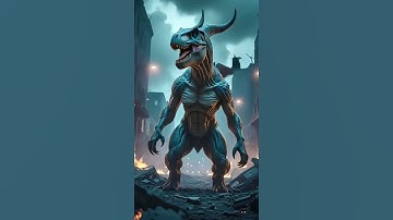 T rex X Minotaur #dinosaurs #dinosaur #minotaur #jurassicworld