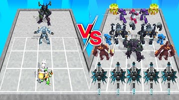 Merge Robot Monster : Merge Craft Robot Transformer Battle Mobile Game play