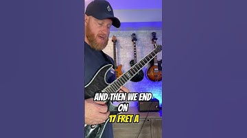 A Harmonic Minor Scale on 1 String #shorts