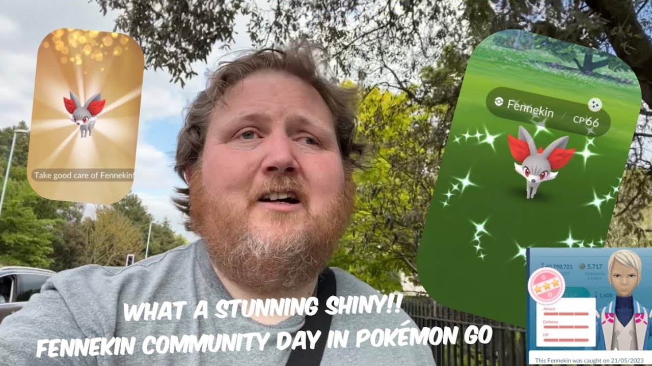 WHAT A STUNNING SHINY!! FENNEKIN COMMUNITY DAY IN POKÉMON GO - YouTube